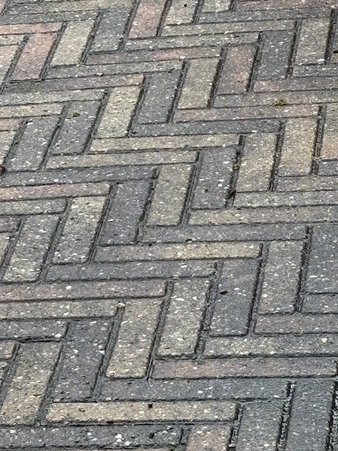 Klinkers waalformaat, Tuin en Terras, Ophalen, Gebruikt, Klinkers, 10 m² of meer