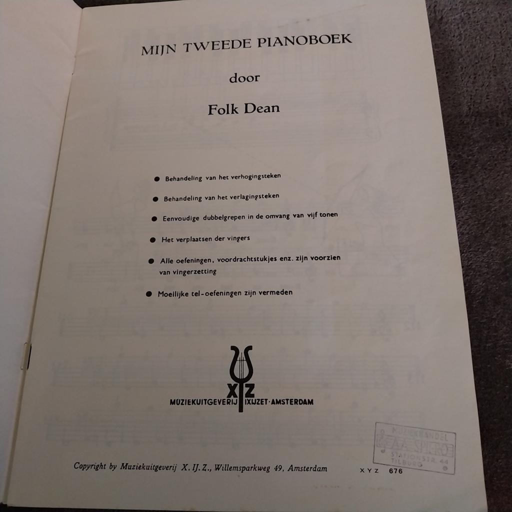 Muziekstukken., Muziek en Instrumenten, Bladmuziek, Ophalen, Gebruikt, Klassiek, Les of Cursus