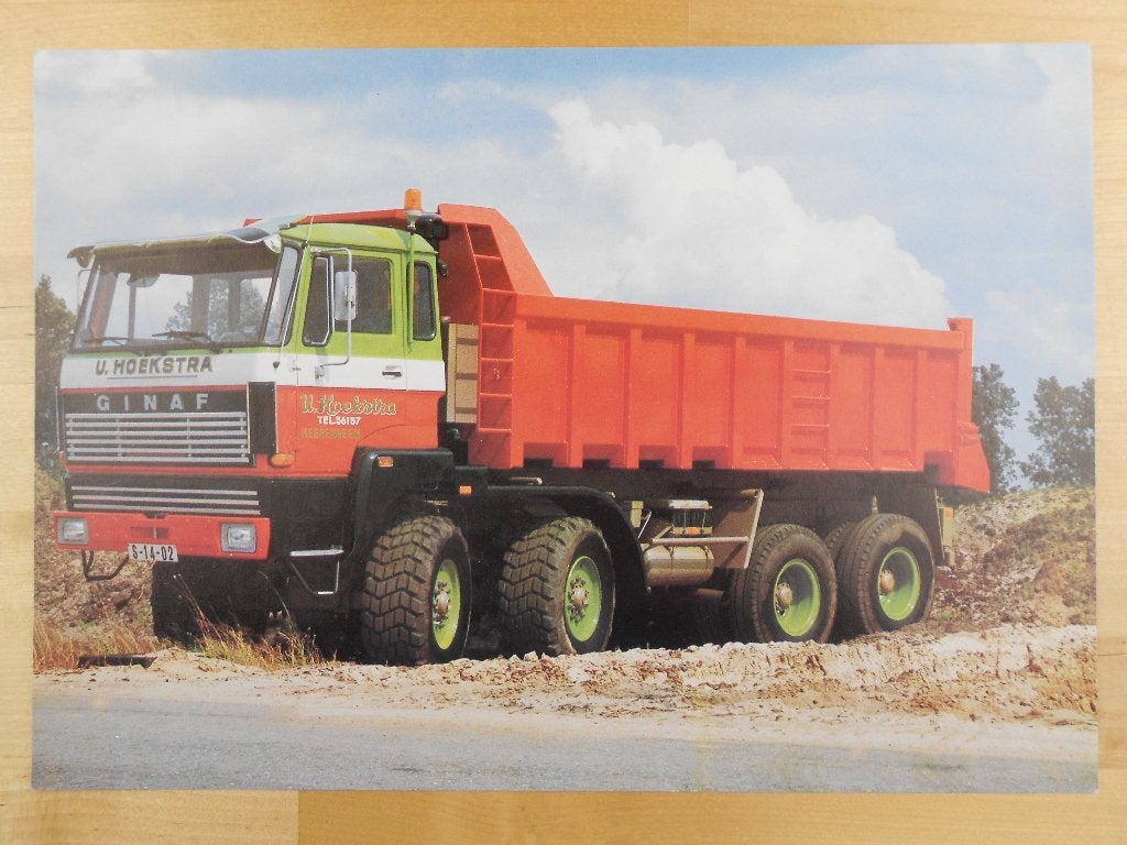 GINAF F350 8x8 Brochure 1978 – F 350, Ophalen of Verzenden, Zo goed als nieuw, Overige merken, GINAF