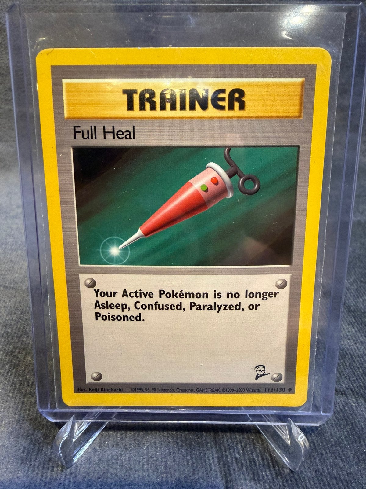 Pokémon Full Heal 111/130 – Base Set 2 – Vintage – NM, Hobby en Vrije tijd, Verzenden, Zo goed als nieuw