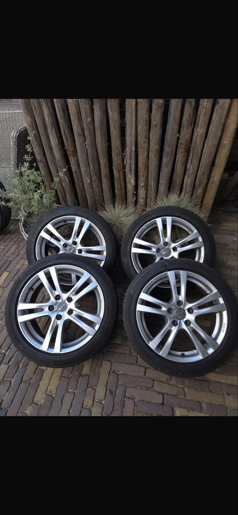 Winterbanden met MAK velgen 205/50 R17 voor Golf 6, Auto-onderdelen, Gebruikt, Banden en Velgen, 17 inch, Personenwagen
