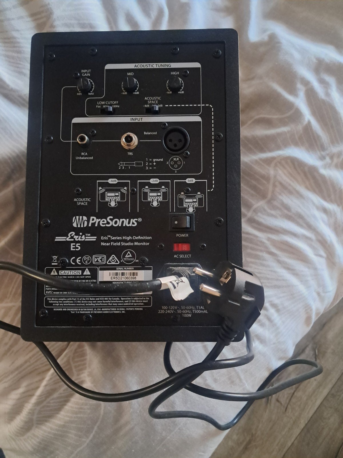 PreSonus Eris E5 Near Field Studio Monitor, Overige merken, Studiomonitor, Ophalen of Verzenden, Zo goed als nieuw