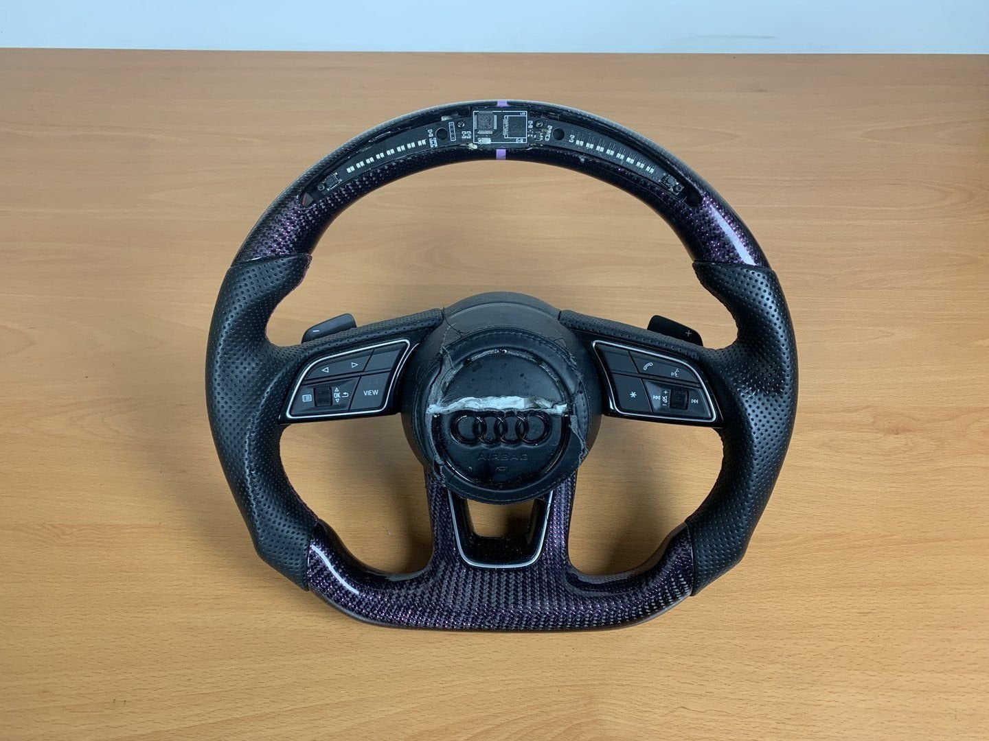 stuurwiel audi A3 A4 2015 tot 2020 sportstuur carbon roze, Gebruikt, -, -, -