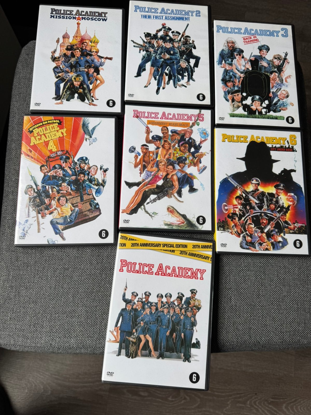 Dvd pice academy seizoen 1 tot met 7, Alle leeftijden, Ophalen of Verzenden, Zo goed als nieuw, Komedie