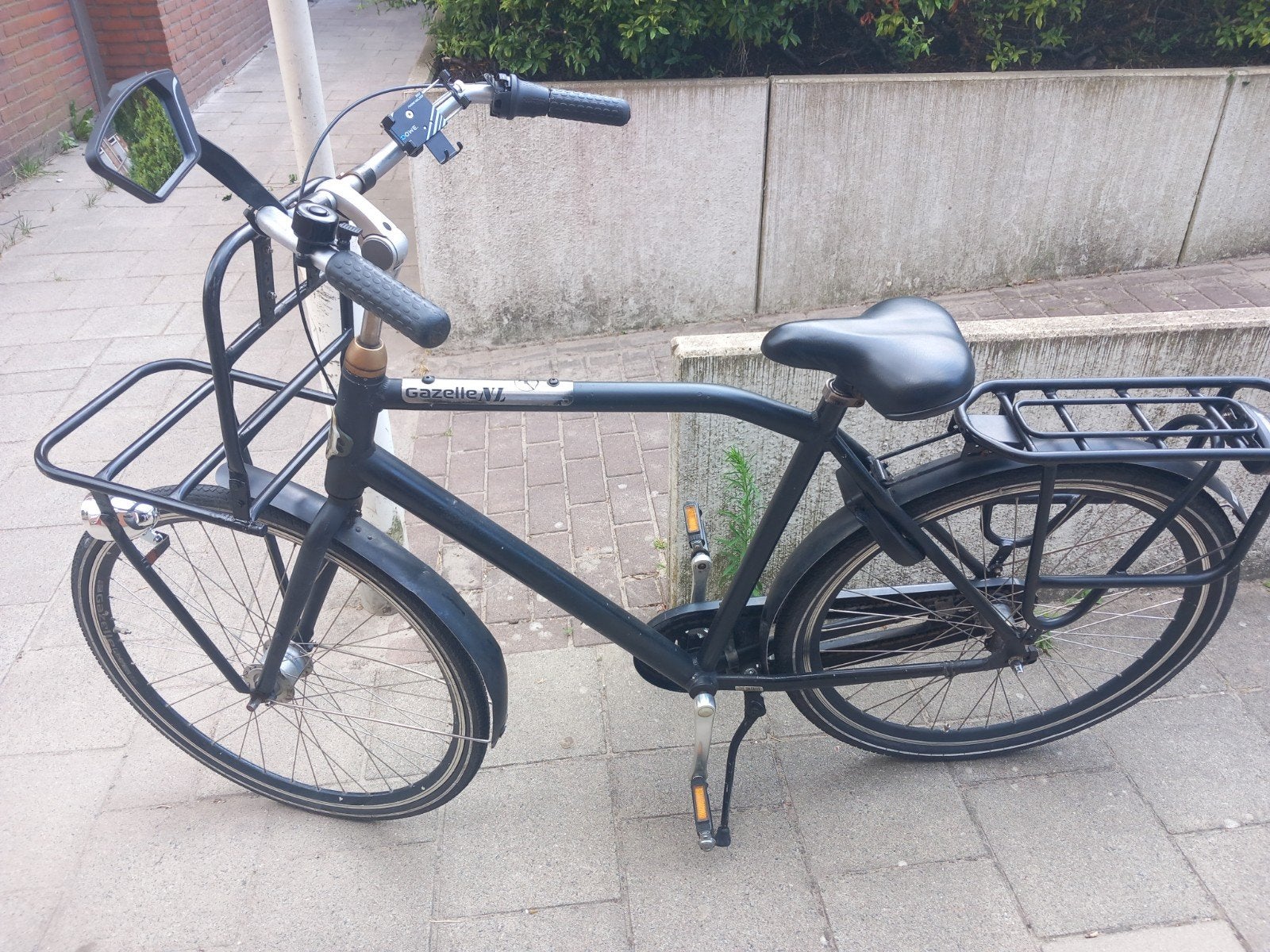 Gazelle NL Transportfiets - Gebruikt, Fietsen en Brommers, Fietsen | Dames | Damesfietsen, Ophalen, Terugtraprem, Gazelle, 53 tot 56 cm