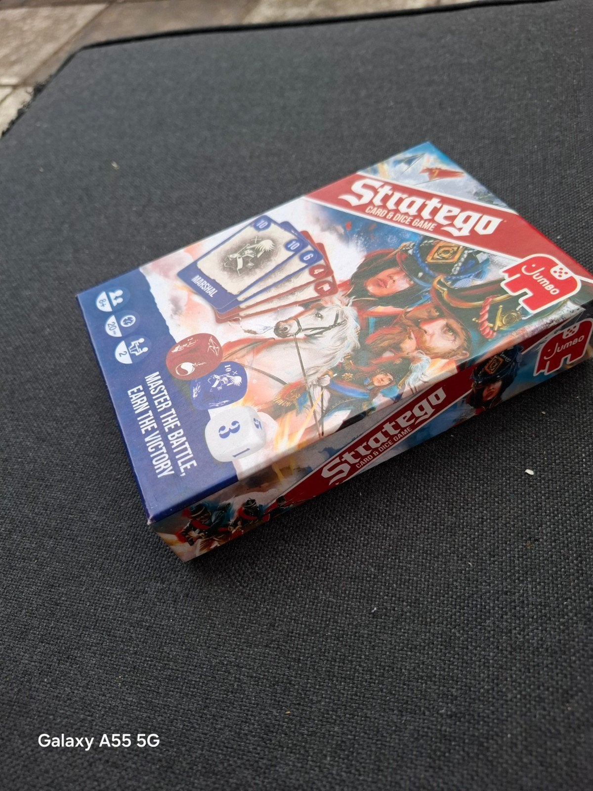 Stratego Card & Dice Game - Compact Reisspel, Ophalen of Verzenden, Jumbo, Nvt, Nvt