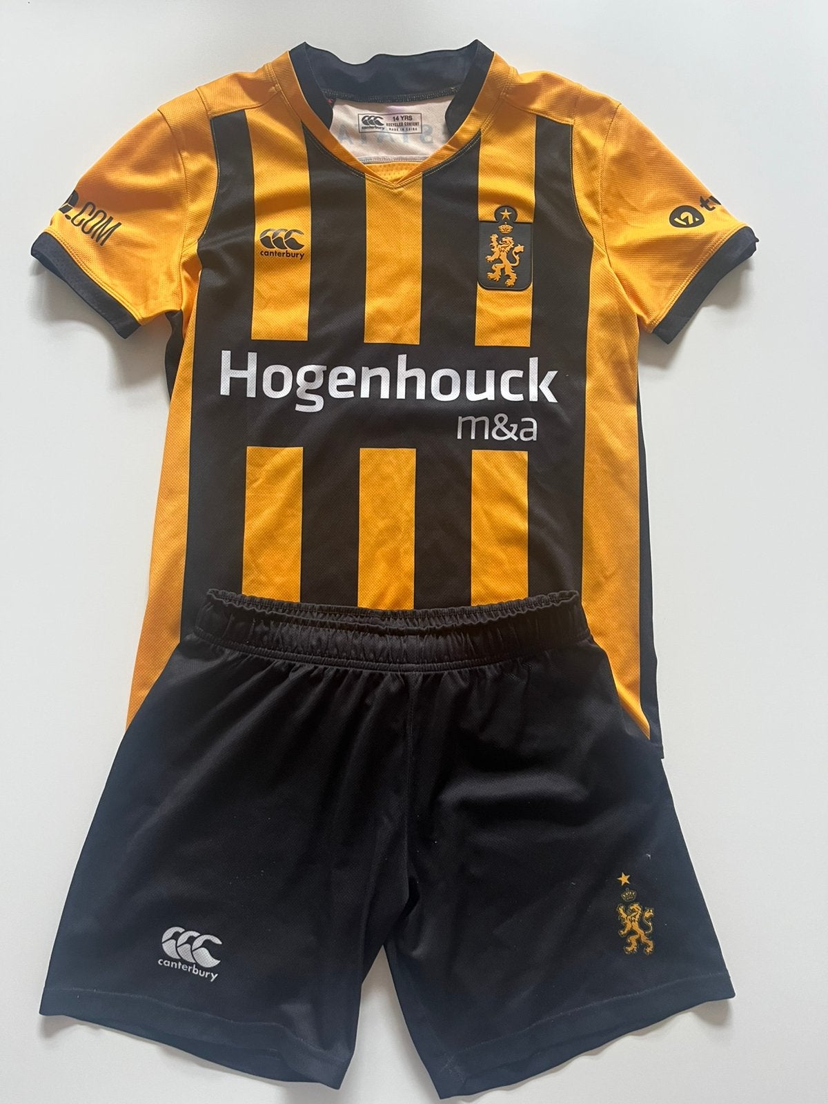 HVV Voetbal shirt en short maat 14 junior (tot 12 jaar), Maat XS of kleiner, Ophalen of Verzenden, Zo goed als nieuw, Shirt