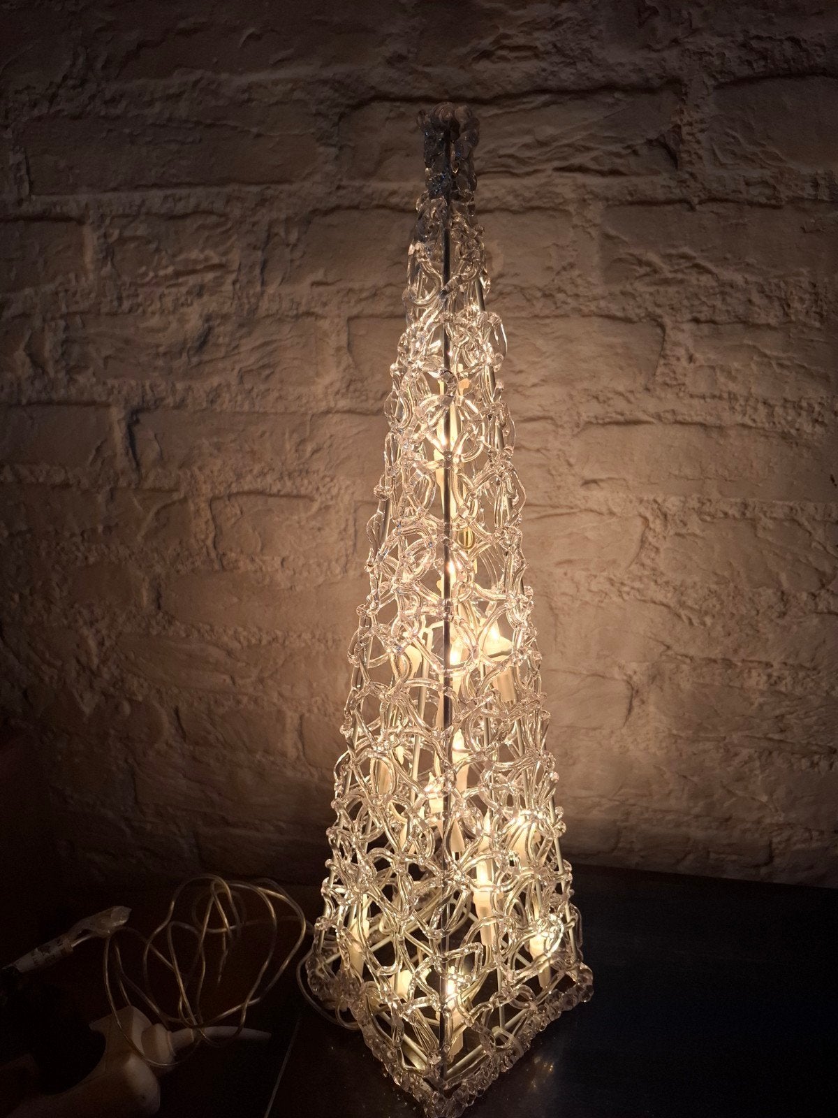Decoratieve Verlichte Piramide - 47cm Hoog, Ophalen of Verzenden