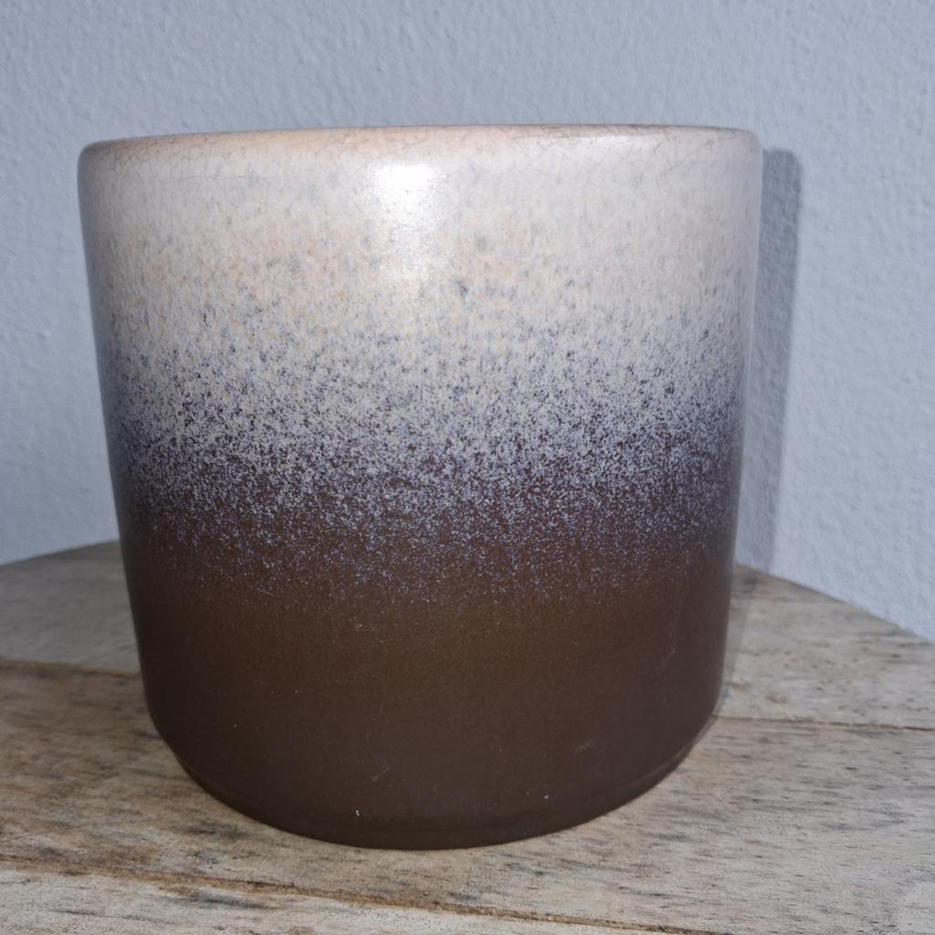 Vintage West Germany bruin/beige Fat Lava, Ophalen of Verzenden