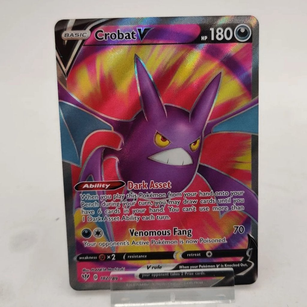 Pokemon Crobat V (DAA 182) nu voor €7.99, Ophalen of Verzenden, Zo goed als nieuw