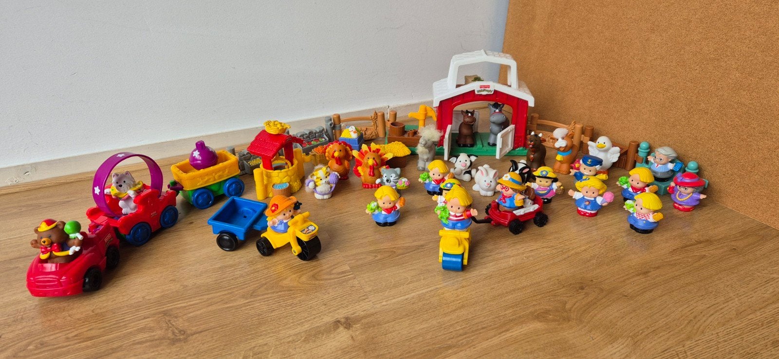 Grote set Fisher-Price Little People stal en figuren, Ophalen, Gebruikt, Jongen of Meisje
