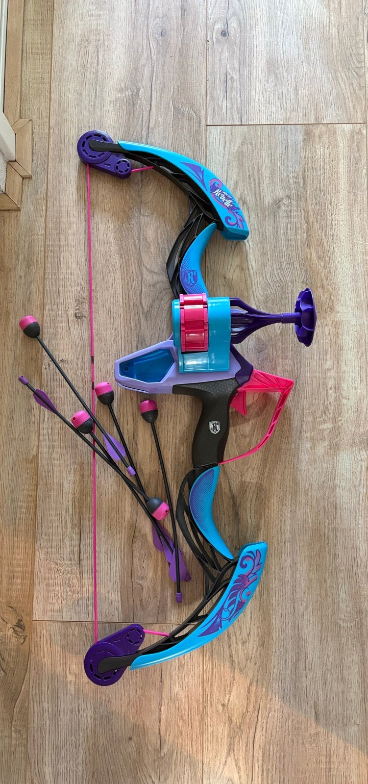 Nerf Rebelle pijl en boog (mist 1 pijl), Ophalen of Verzenden, Gebruikt, Meisje