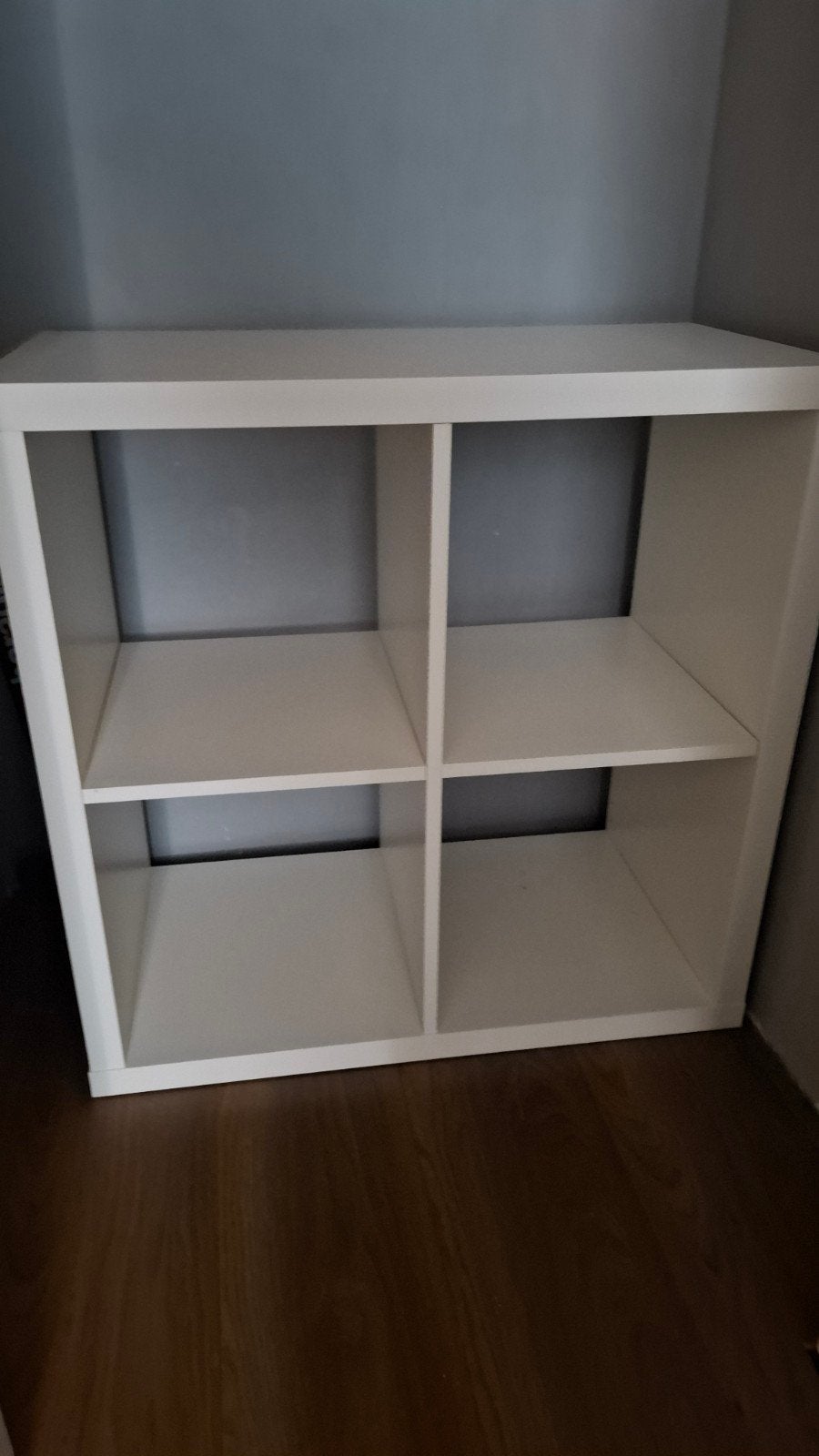 Ikea Kallax open kast 4 vakken, 77x77 cm, Ophalen, Gebruikt