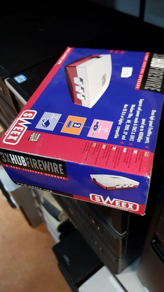 Sweex 3-poorts FireWire Hub - Nieuw in verpakking, Ophalen of Verzenden, Nieuw