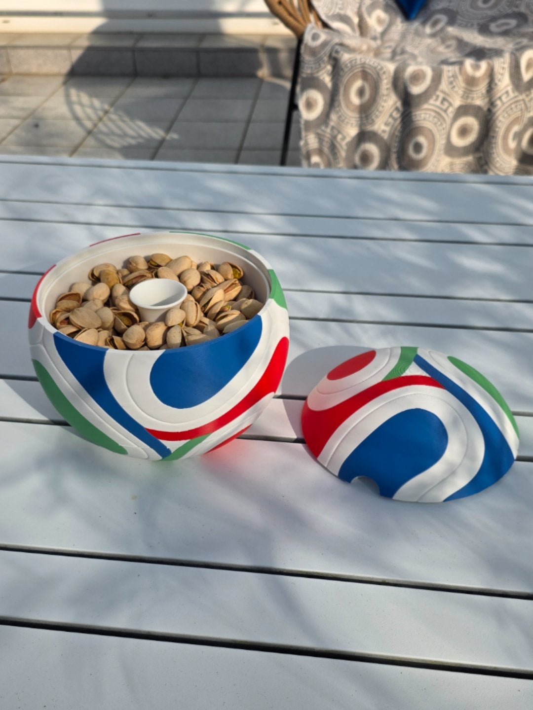 World Cup Notenhouder - Voetbal Design Snackbakje, Ophalen of Verzenden, Nieuw, Meerkleurig, Kunststof