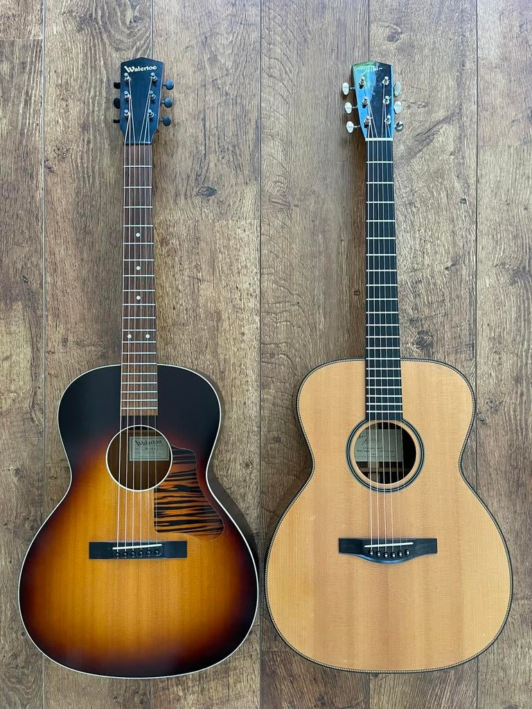 Waterloo WL-14 X & Atkin OMH, Muziek en Instrumenten, Ophalen, Zo goed als nieuw, Western- of Steelstringgitaar