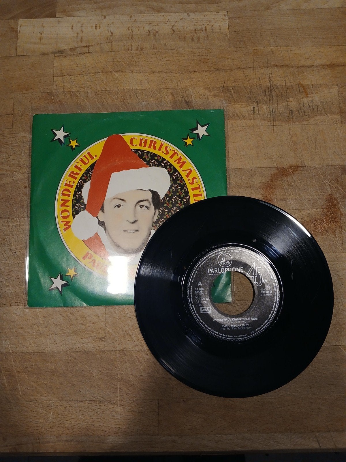 kerst single Paul McCartney, Cd's en Dvd's, Ophalen of Verzenden, Gebruikt, 7 inch, Pop