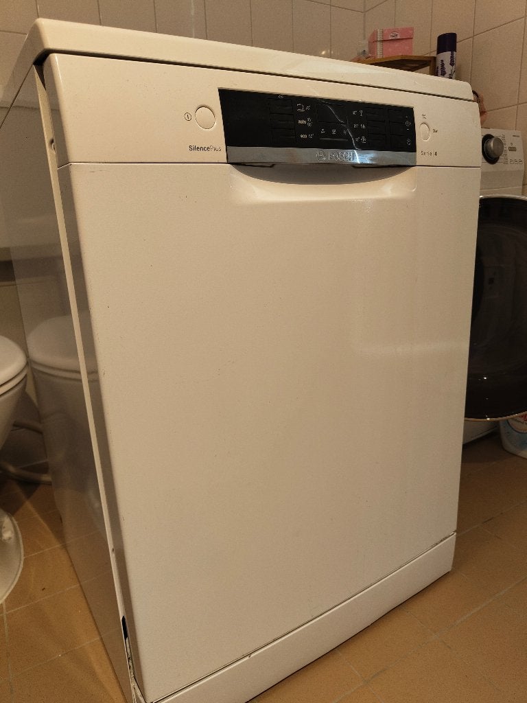 Vaatwasser Bosch SMS46AW00E, Ophalen, Gebruikt, Minder dan 85 cm, 45 tot 60 cm