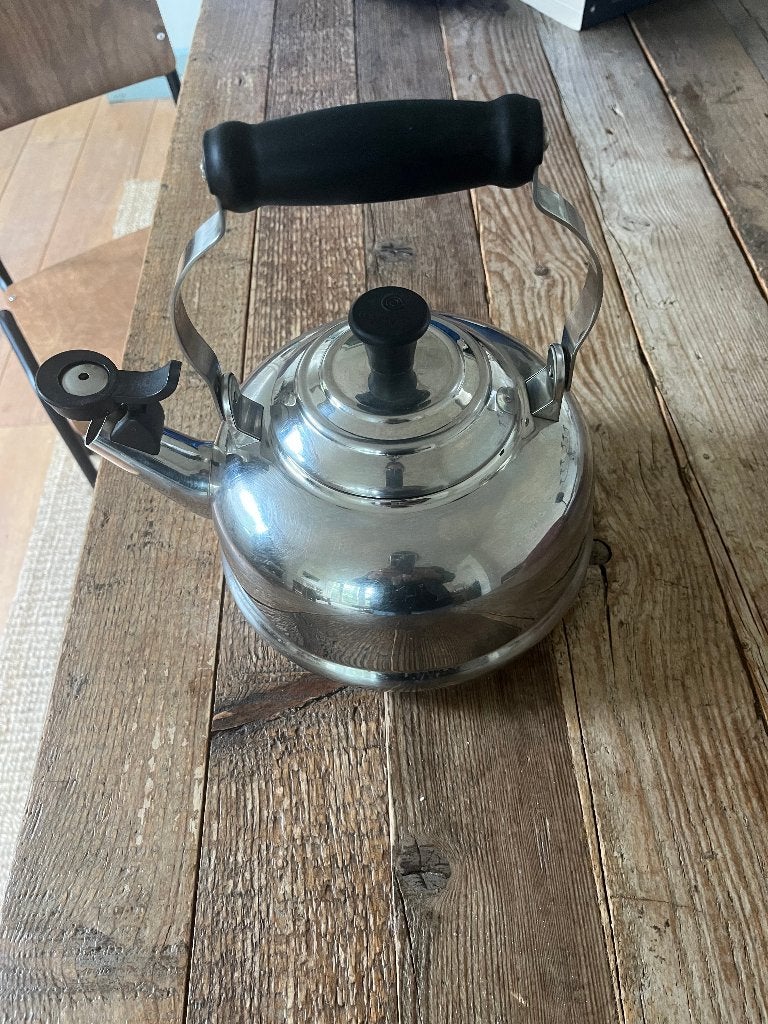 Fluitketel Le Creuset, Zilver, Zo goed als nieuw, Metaal, Le Creuset