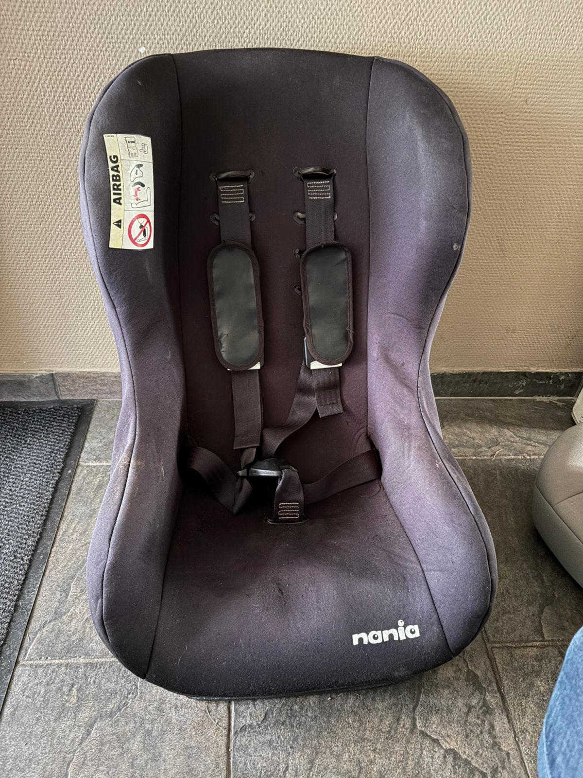 Gratis Nania autostoel, 9 t/m 36 kg, Ophalen, Overige merken, Gebruikt