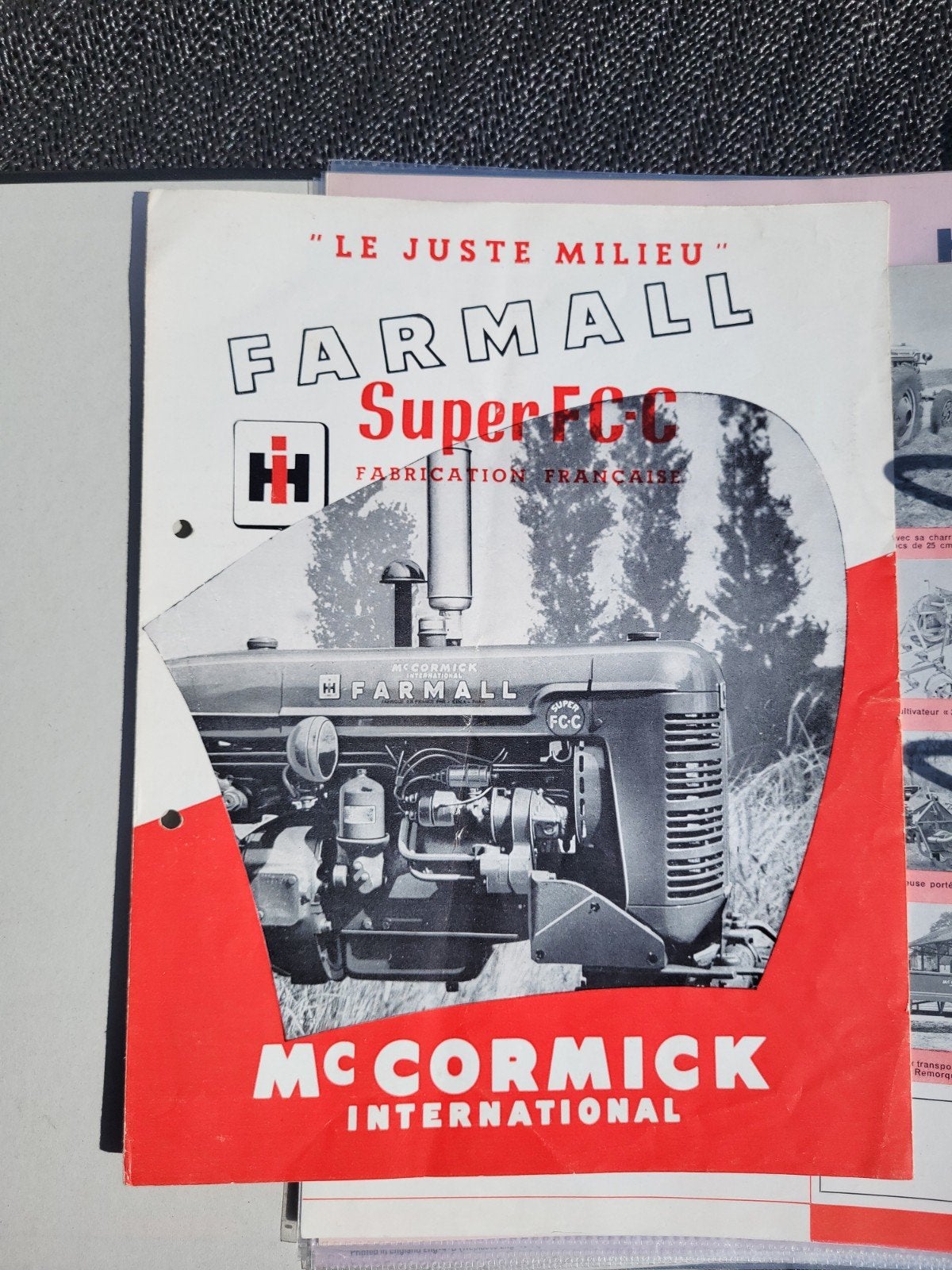 international mccormick ih farmall tractor folder trekker, Ophalen of Verzenden, Zo goed als nieuw