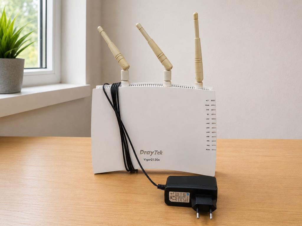 DrayTek Vigor2130n Router - met cosmetische slij, Ophalen of Verzenden, Gebruikt, Router, DrayTek