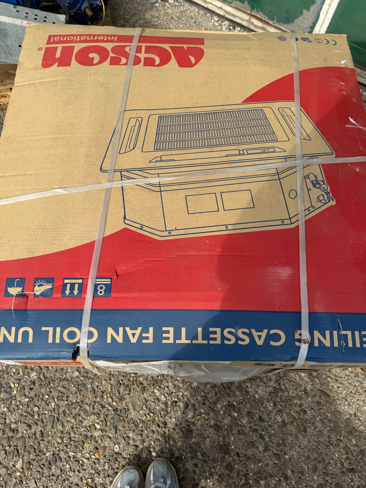 Nieuwe Acson International Plafond Cassette Fan Coil Unit, Witgoed en Apparatuur, Niet beschikbaar, Minder dan 60 m³, Nieuw, 3 snelheden of meer