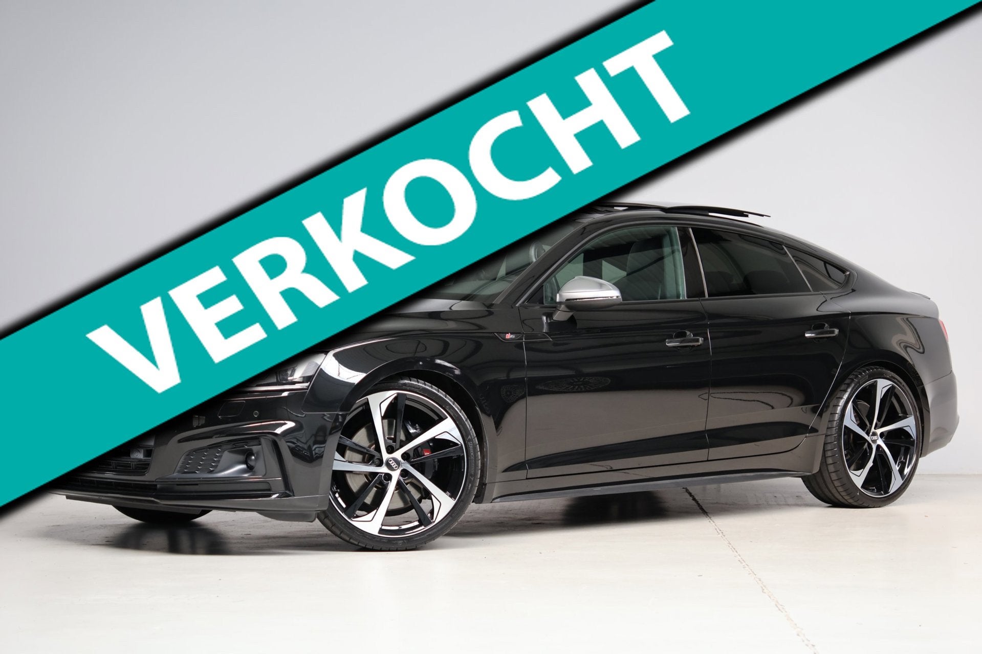 Audi S5 Sportback 3.0 TFSI Quattro S-line | panoramadak | RS, Auto's, Dealer onderhouden, Gebruikt, 2995 cc, Zwart