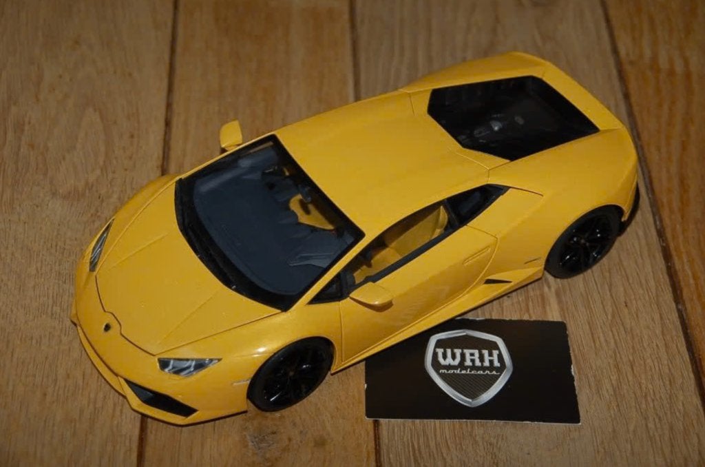 1:18 LAMBORGHINI HURACAN pearl yellow Autoart no box WRH, Verzenden, Zo goed als nieuw, Auto, Autoart