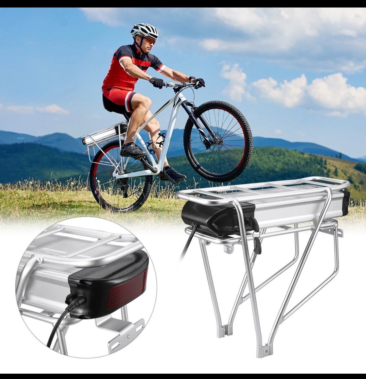 Foto 4 van HANIWINNER E-bike Accu 36V 20Ah 720Wh met Achterdrager