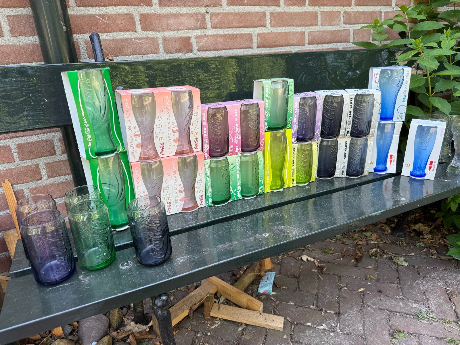 Grote collectie Coca-Cola glazen (nieuw en gebruikt), Ophalen, Zo goed als nieuw