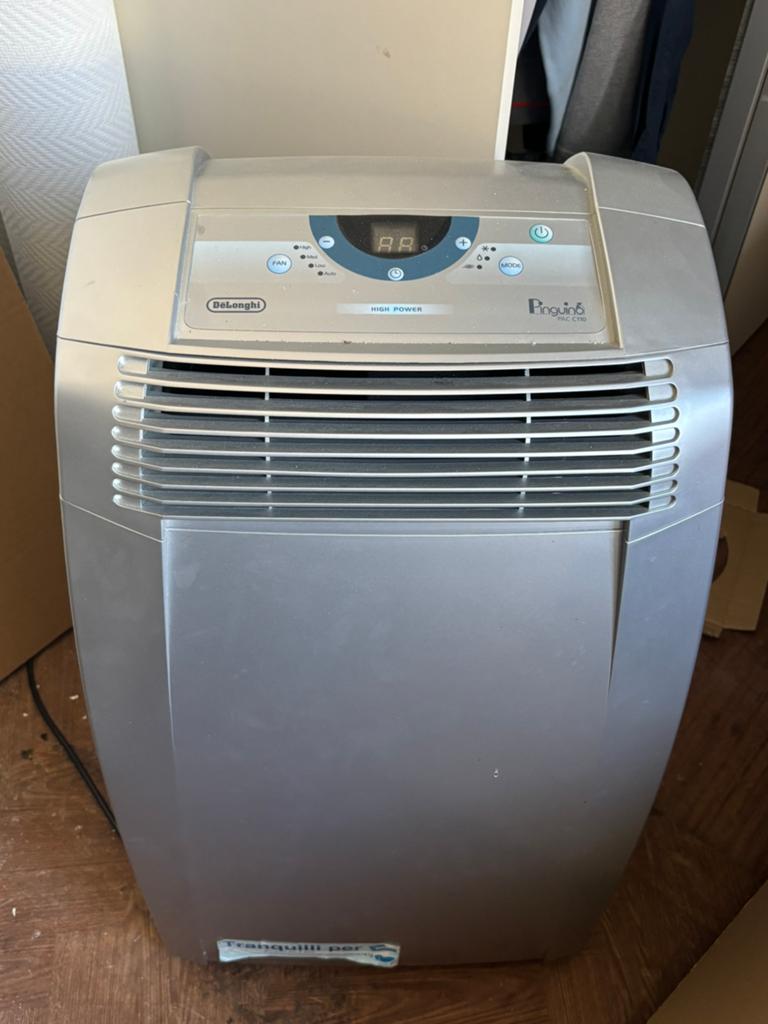 Airco - DeLonghi Pinguino PACC110, Ophalen, Zo goed als nieuw, Mobiele airco, 3 snelheden of meer