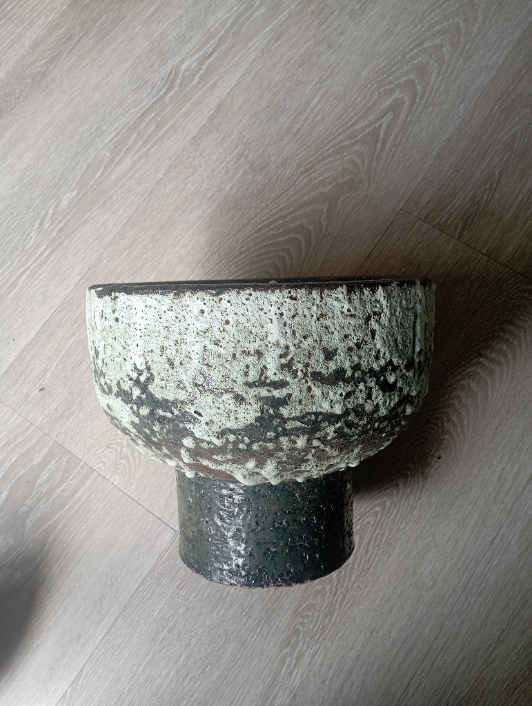 Vintage bloempot, Rond, Binnen, Ophalen of Verzenden, Zo goed als nieuw