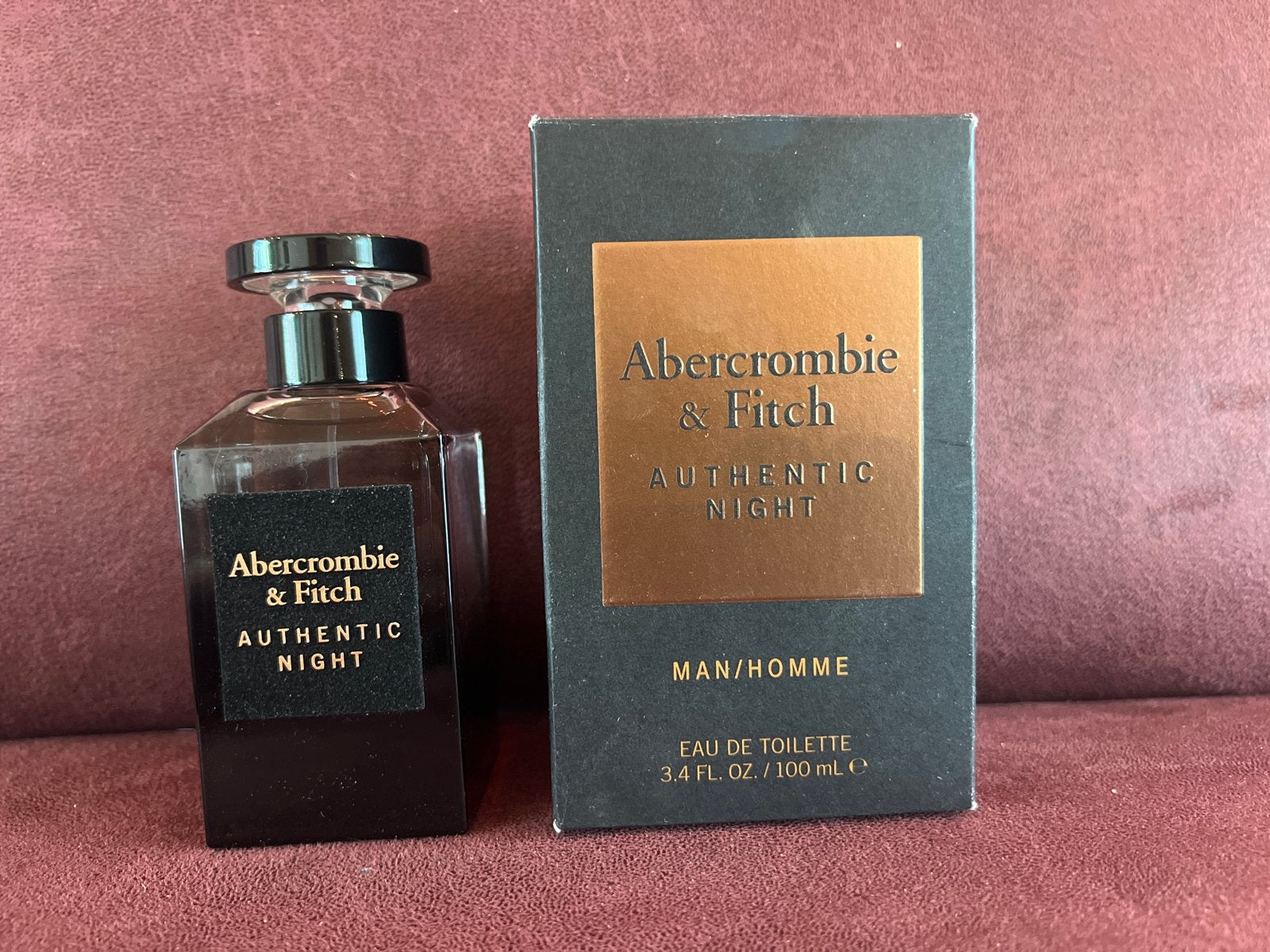 Abercrombie & Fitch Authentic Night Eau de Toilette, Ophalen of Verzenden, Zo goed als nieuw