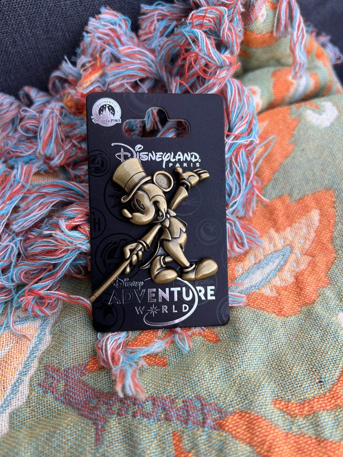 Disney Mickey Adventure World pin, Verzenden, Zo goed als nieuw