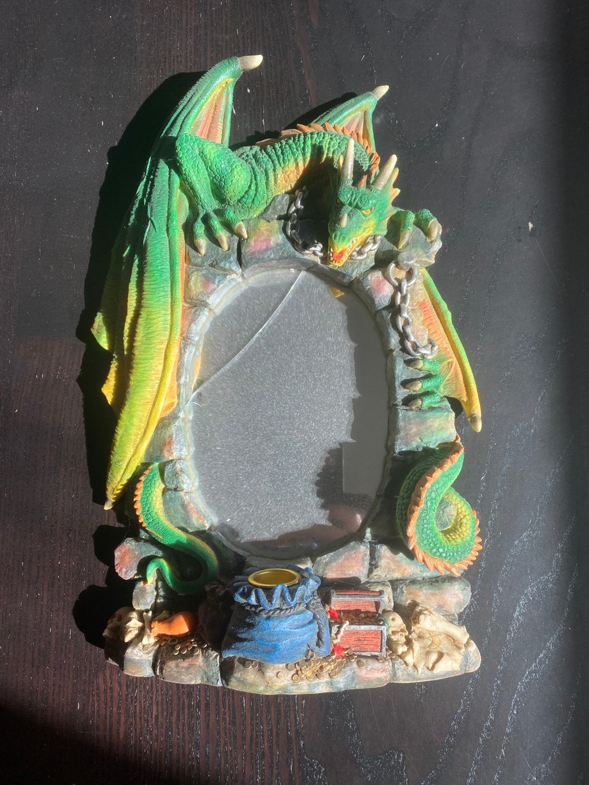 Draken spiegel, Verzamelen, Ophalen of Verzenden, Gebruikt, Fantasy