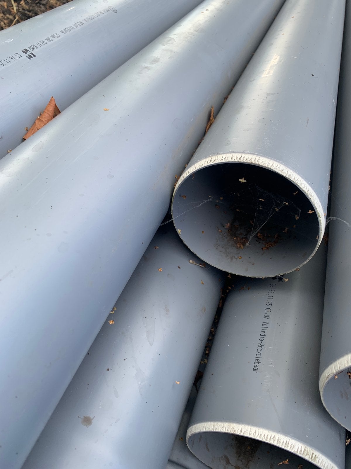 Pvc buis aangevormde manchet mof 125 en 110, Ophalen, Pvc, Zo goed als nieuw, Minder dan 2 meter