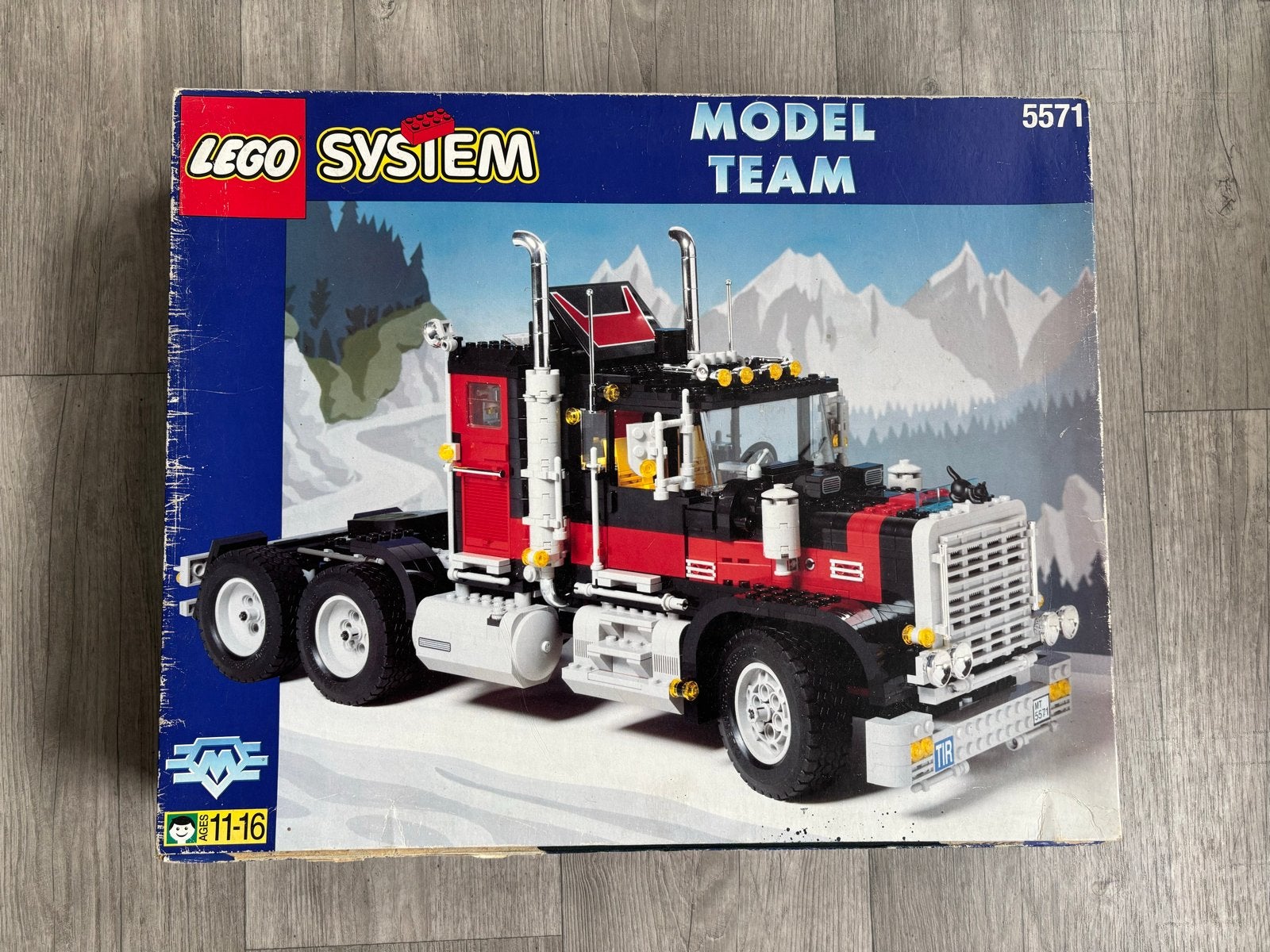 Lego System Model Team 5571 Black Cat Vrachtwagen, Gebruikt, Overige thema's, Lego, Ophalen of Verzenden