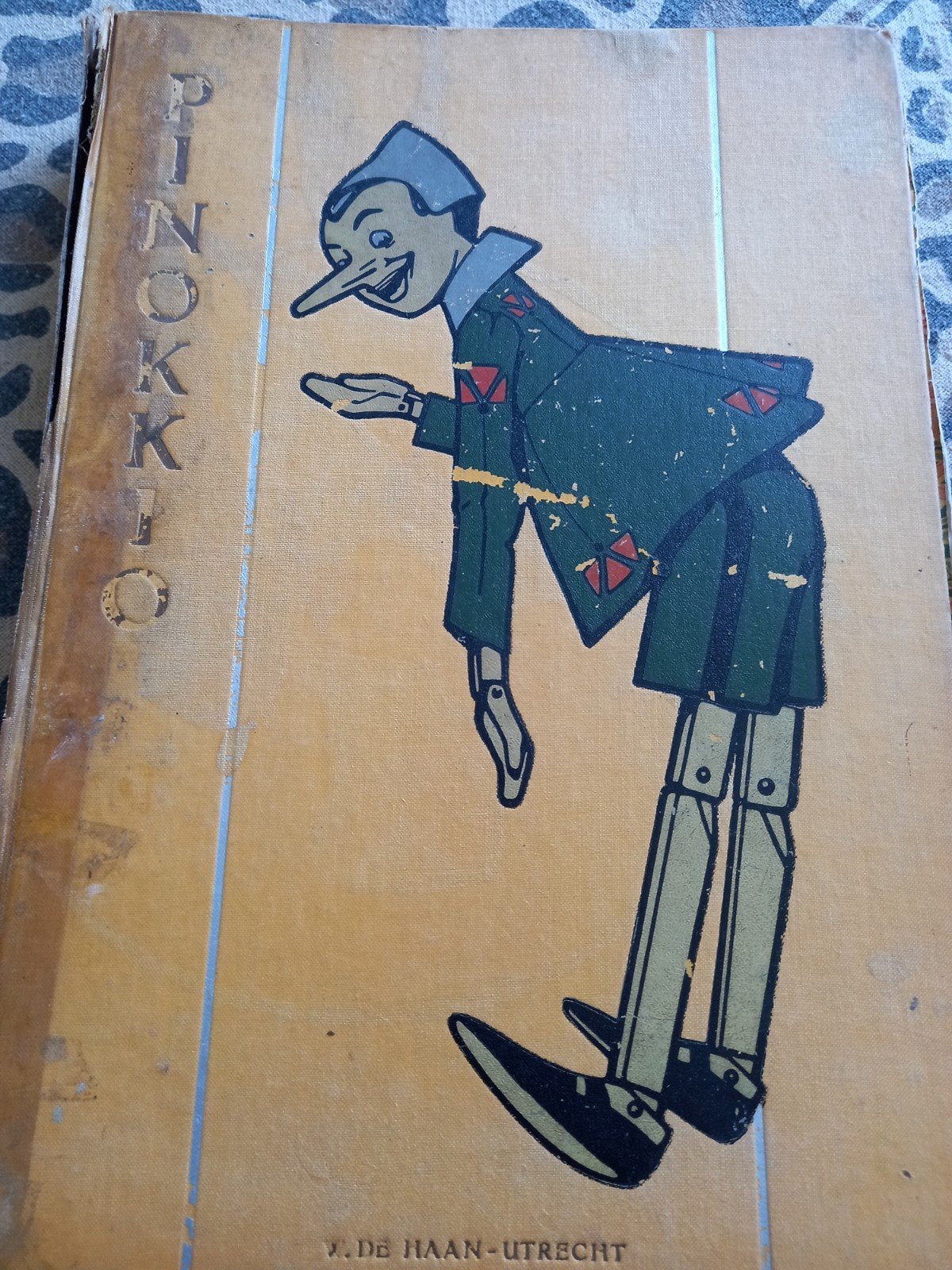 Antiek Pinokkio boek - De Avonturen van Pinokkio (1927), Ophalen of Verzenden, Gelezen, C. Collodi, Sprookjes