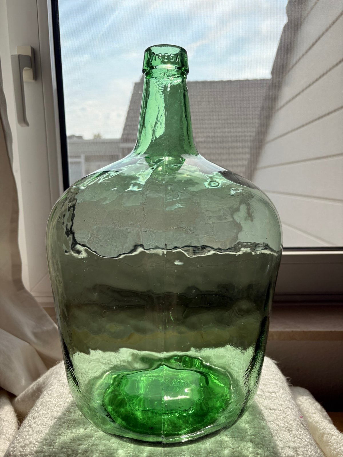 Authentieke Spaanse Viresa gistfles / dame-jeanne – 10 liter, Ophalen, Zo goed als nieuw