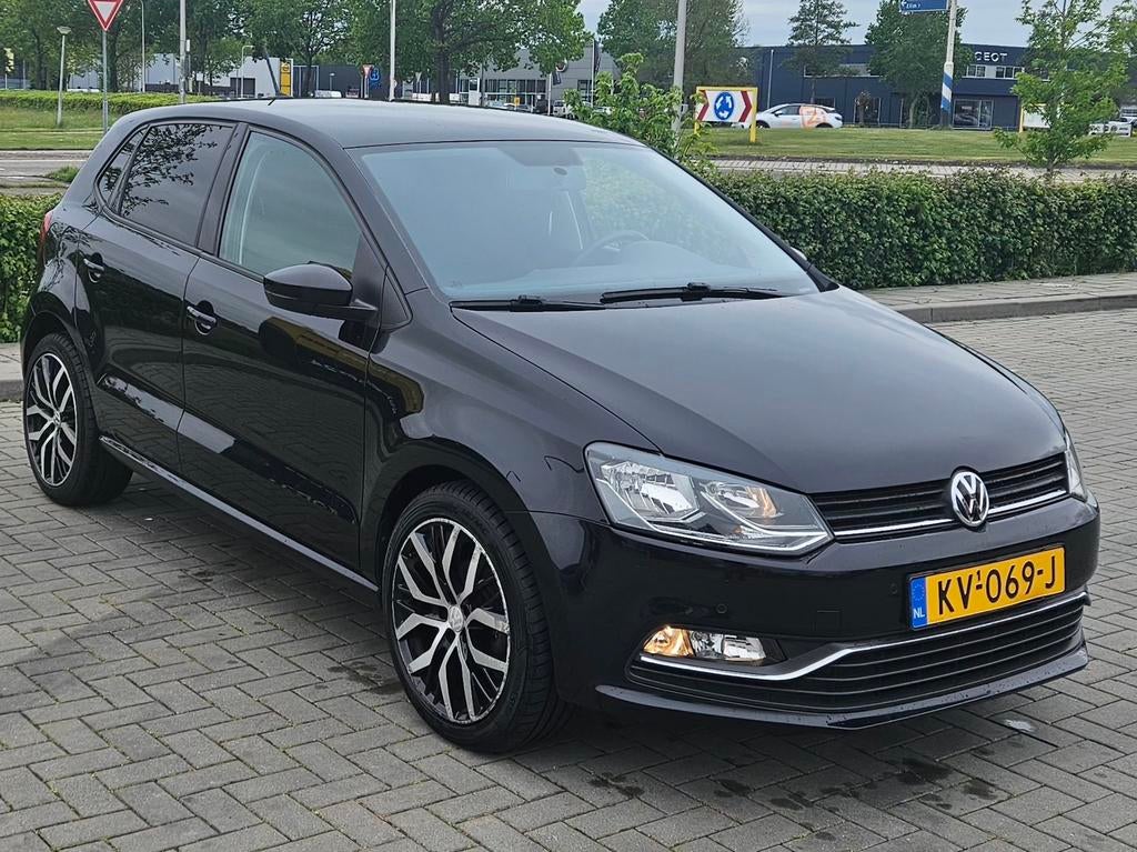 Volkswagen Polo 1.4 TDI 66KW BMT 2016 Zwart, Auto's, Voorwielaandrijving, 1051 kg, Zwart, Origineel Nederlands