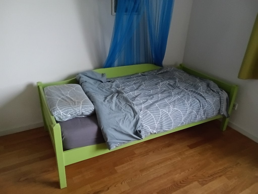 Lifetime bed 200 x 90 - zonder matras, Ophalen, Gebruikt, 90 cm, Eenpersoons