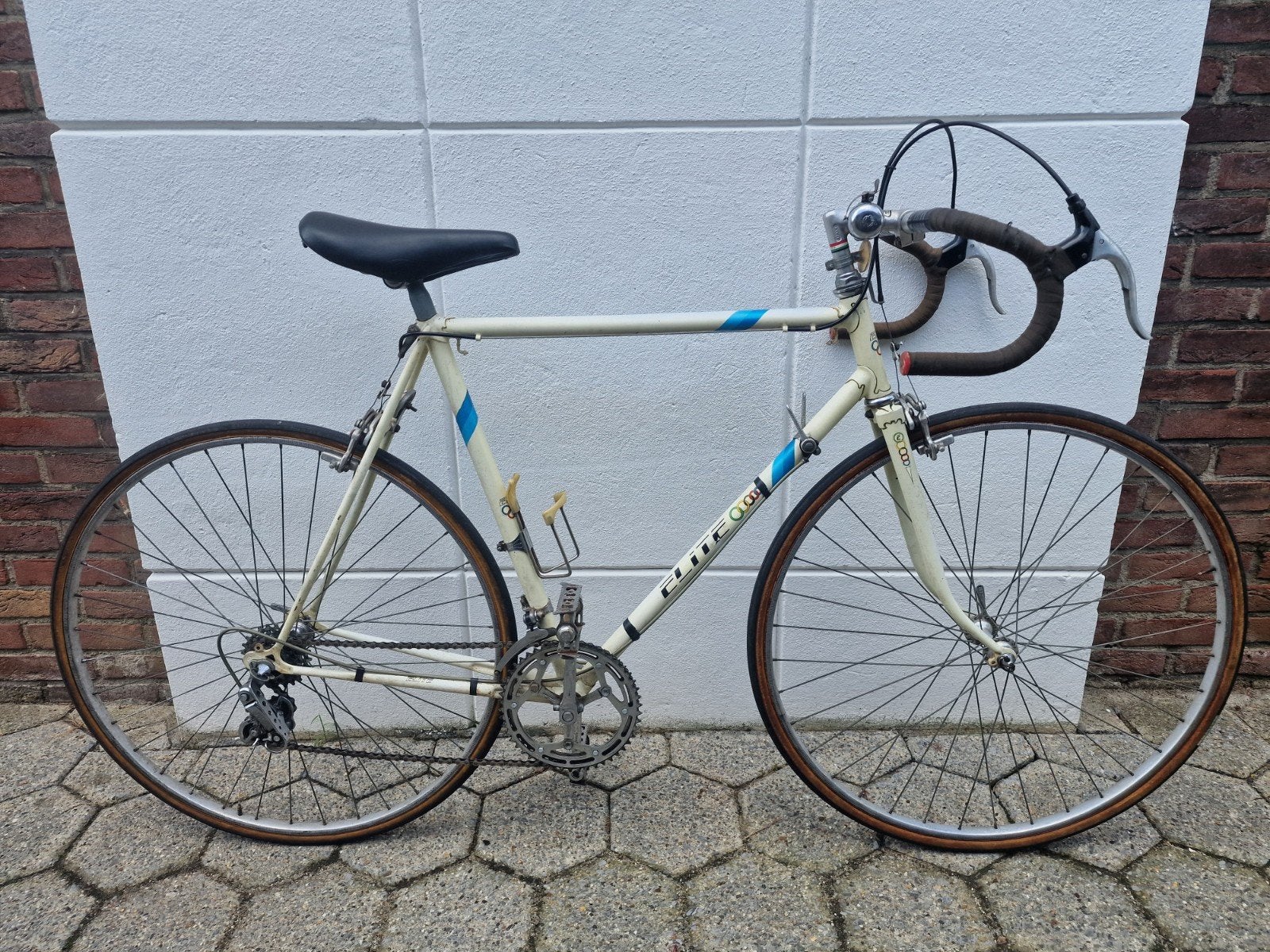 Retro racefiets Elite jaren '70, Fietsen en Brommers, Fietsen | Racefietsen, Gebruikt, 57 tot 61 cm, Ophalen, Overige merken