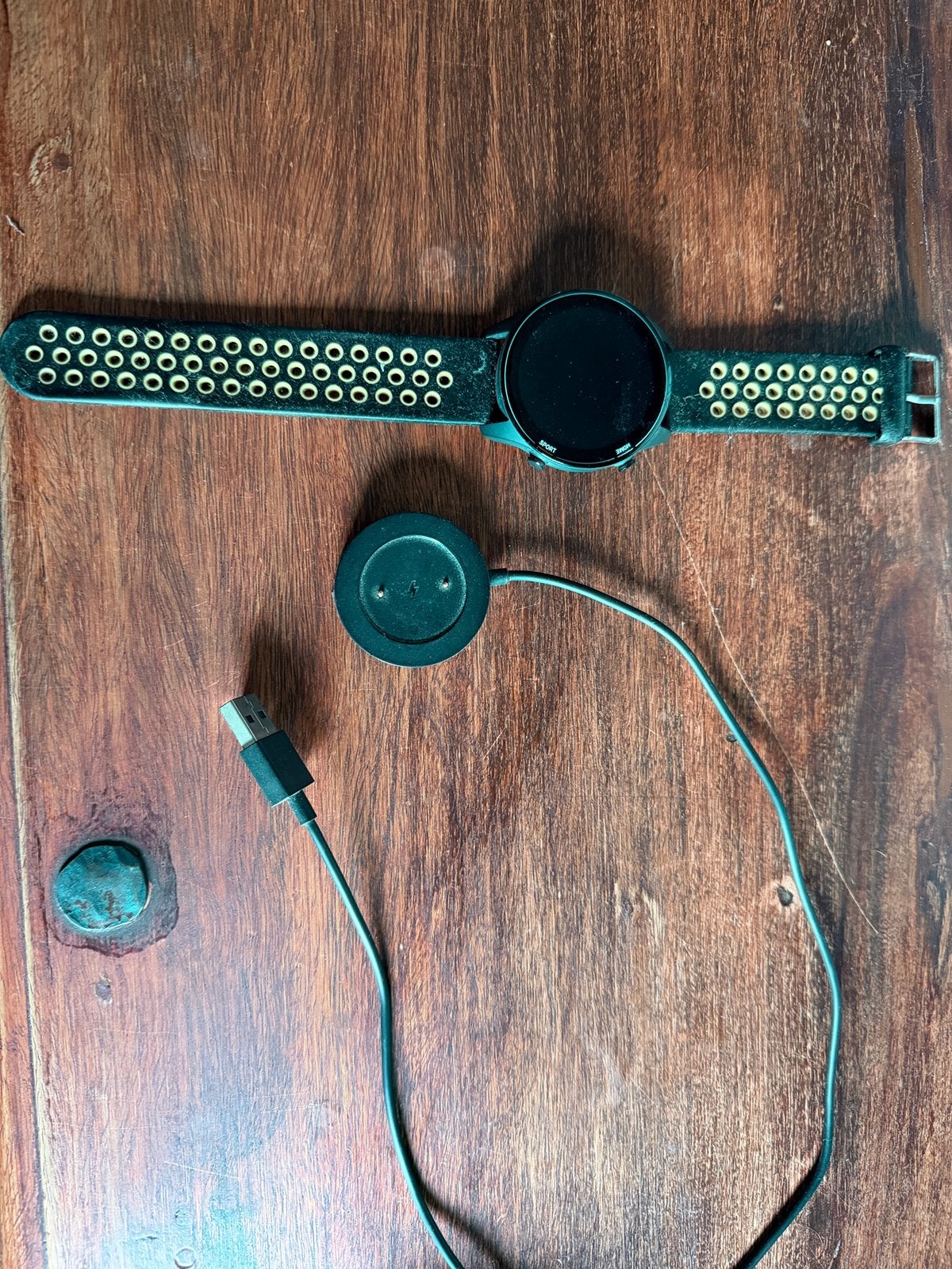 Te koop Xiaomi Mi Watch XMWTCL02 Smartwatch + orig.oplader, Zwart, IOS, Ophalen of Verzenden, Zo goed als nieuw