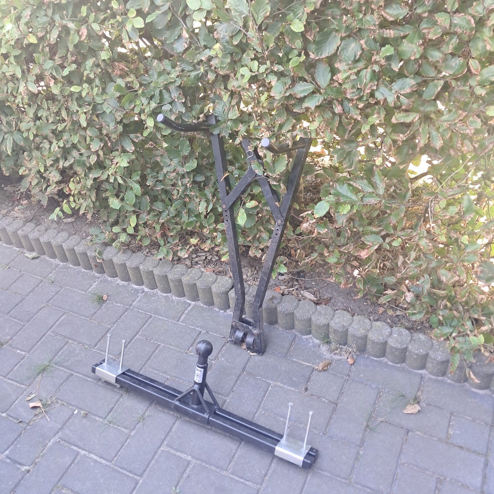 Fietsendrager voor caravan, Ophalen of Verzenden, Gebruikt