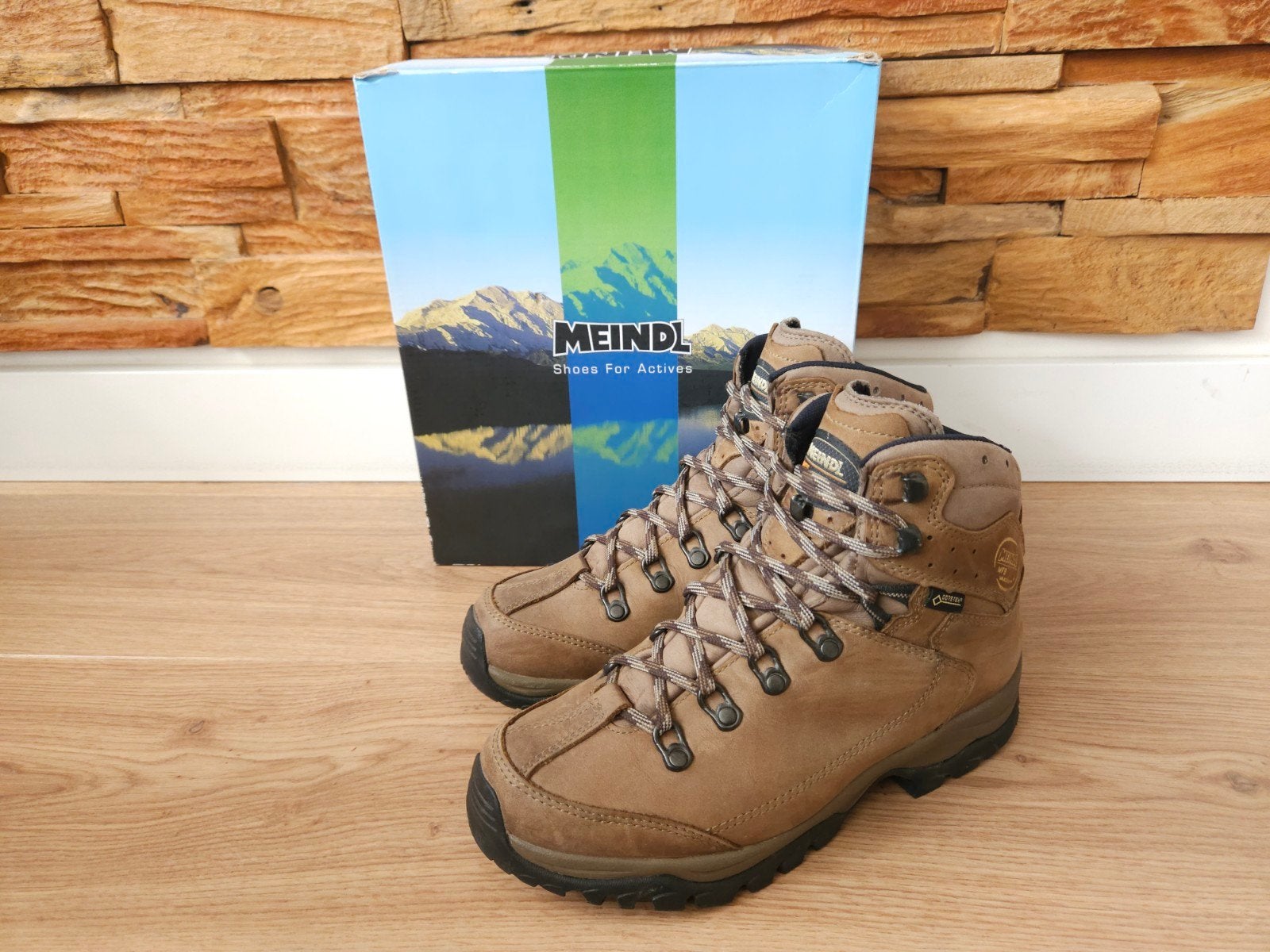 Meindl Vakuum maat 5,5 / 39 wandelschoenen bergschoenen!!!, Meindl, Beige, Zo goed als nieuw, Wandelschoenen