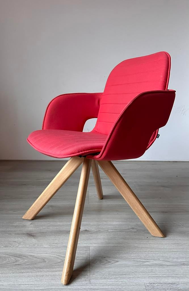 4x Arco Flux design eetkamerstoelen, Ophalen, Zo goed als nieuw, Vier