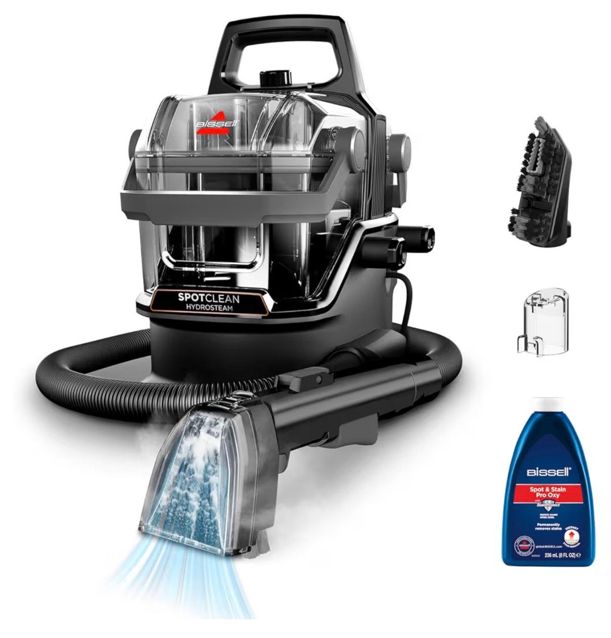 Bissell SpotClean HydroSteam 3689N - Zo goed als nieuw, Overige merken, Zo goed als nieuw, Vloerreiniger, Reservoir