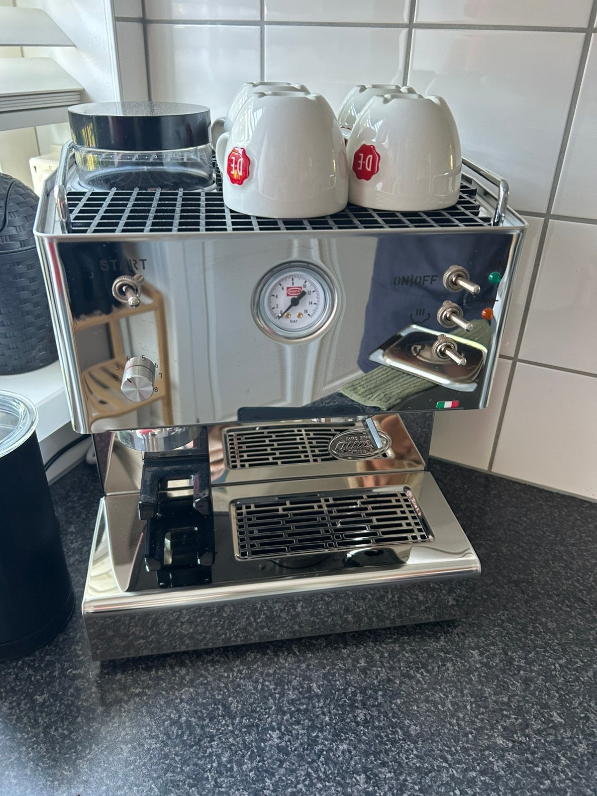 Quickmill 3035 in nieuwstaat, Ophalen, Zo goed als nieuw, Espresso apparaat
