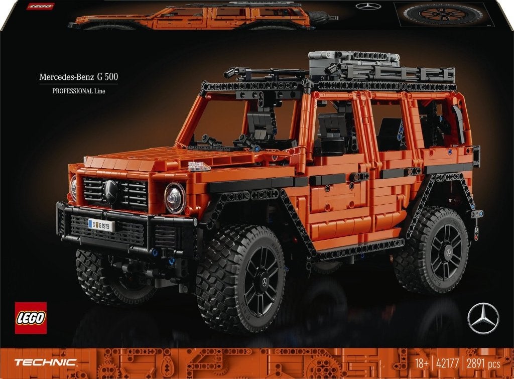 LEGO Technic Mercedes-Benz G 500 PROFESSIONAL Line 42177, Inclusief instructies, Verzenden, Lego, Zo goed als nieuw
